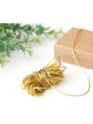 Baby Meva Dekoratif Simli Monofil Ip  25 Metre (Altın)