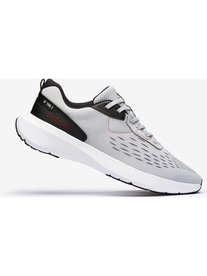 Decathlon Kalenji Erkek Koşu Ayakkabısı Gri/Turuncu Jogflow 100.1 Hafif Kauçuk Taban ile Konforlu