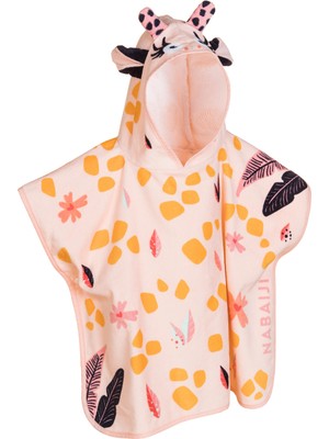 Decathlon Nabaiji Bebek Pançosu - Zürafa Desenli / Beyaz / Pembe