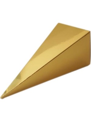 Depposite Karton Şeker Külahı Düz Renk 6 x 6 x 15,5 cm - 25'ligold