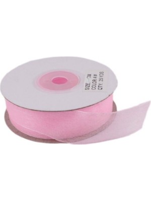 Depposite Organze Kurdele 30 mm - 22 Metre Pembe