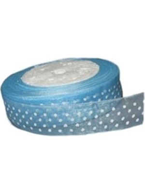 Depposite Organze Kurdele Benekli - Puantiyeli Kurdele 2 cm - 23 Metre