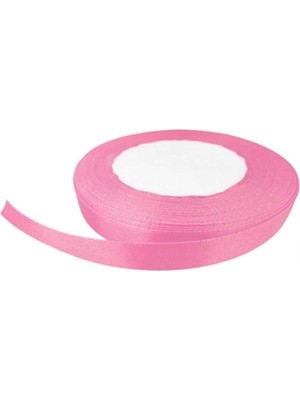 Depposite Saten Kurdele Kalın 1 cm - 240 Metre Pembe