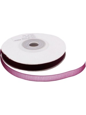 Depposite Organze Kurdele 6 mm - 22 Metre Bordo