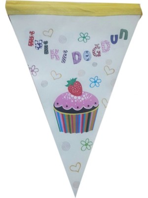 Depposite Flama Iyiki Doğdun Pastalı 15 x 24 cm