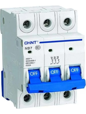 Chint Nb7 3 Kutup 6ka C/20A Otomatik Sigorta