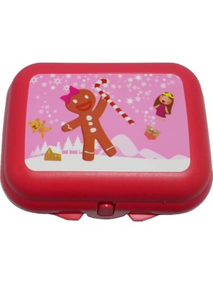 Tupperware Beslenme Kabı Istiridye Kurabiye Kız Kırmızı Hsgl