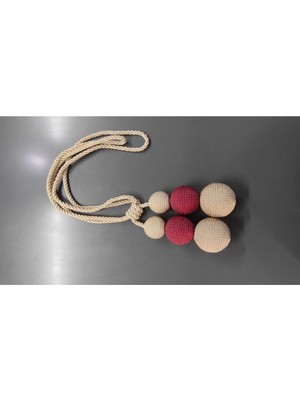 bebekokusu Ege'nin Atölyesinden 6 Toplu Perde Broçolü 1 Adet 6 Top