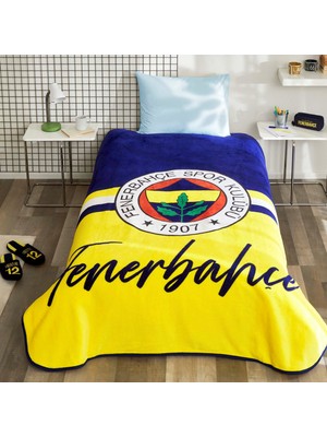 Nonamee Lisanslı Fenerbahçe Sarı Lacivert Battaniye