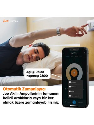 Juo Lumex Akıllı Ampul 11W LED Rgb Wifi & Bluetooth