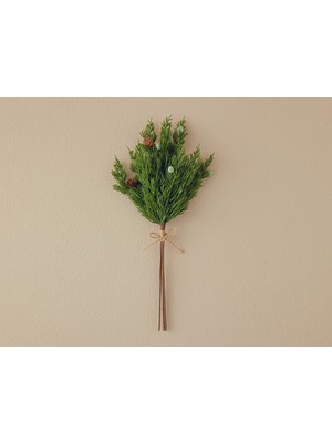 English Home Savin Spray Tek Dal Yapay Çiçek Yeşil