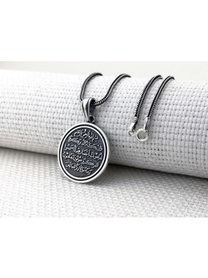 Takıhan Nazar Duası 925 Ayar Gümüş Kolye