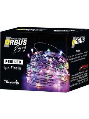 Orbus Usb'li Peri LED Işık Zinciri 10 Metre