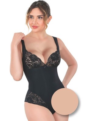 Ten Emay 2947 Dantelli Agraflı Body Korse