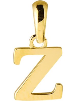 14 Ayar Altın Z Harfi Kolye Ucu 0,38 gr