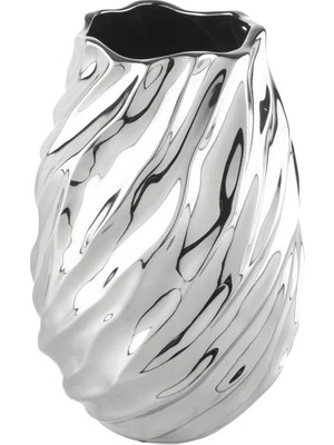 Mikasa Moor Gümüş Burgu Pors Vazo 21*32 cm
