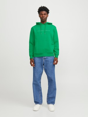 Jack & Jones Kabartma Baskili Kapüsonlu Sweatshirt - Star