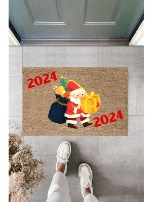 Stok Shop Kapı Önü Paspası Yeni Yıl Konsepti Dijital Baskı PY-175111136