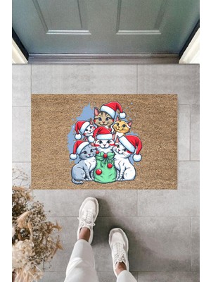 Stok Shop Kapı Önü Paspası Yeni Yıl Konsepti Dijital Baskı PY-175111228