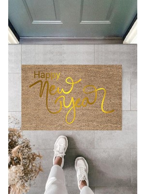 Stok Shop Kapı Önü Paspası Yeni Yıl Konsepti Dijital Baskı PY-175111195