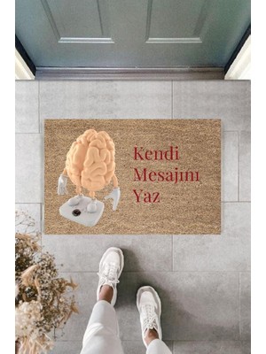 Stok Shop Dijital Baskı Kişiye Özel Iç Kapı Dekorasyon Paspas  PS11225