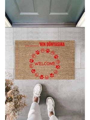 Stok Shop Dijital Baskı Kişiye Özel Iç Kapı Dekorasyon Paspas PS11312