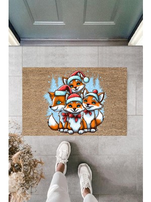 Stok Shop Kapı Önü Paspası Yeni Yıl Konsepti Dijital Baskı PY-175111229