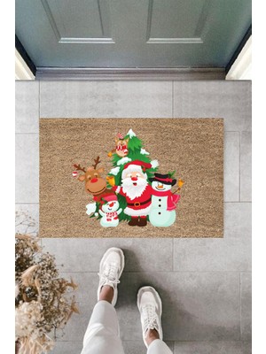 Stok Shop Kapı Önü Paspası Yeni Yıl Konsepti Dijital Baskı PY-175111239