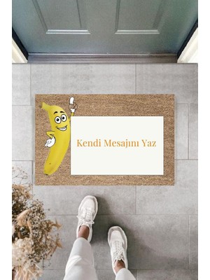Stok Shop Dijital Baskı Kişiye Özel Iç Kapı Dekorasyon Paspas  PS11201