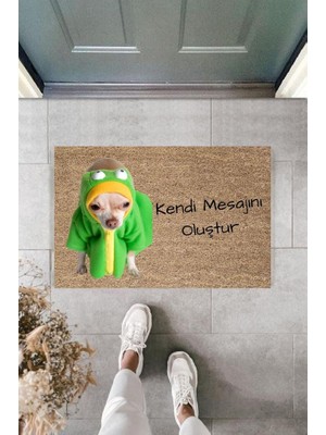 Stok Shop Dijital Baskı Kişiye Özel Iç Kapı Dekorasyon Paspas  PS11251