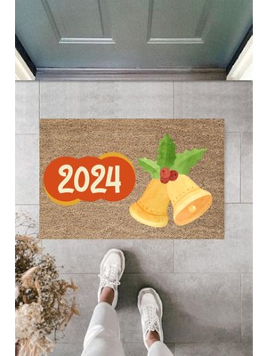 Stok Shop Kapı Önü Paspası Yeni Yıl Konsepti Dijital Baskı PY-175111235