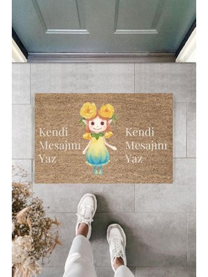 Stok Shop Dijital Baskı Kişiye Özel Iç Kapı Dekorasyon Paspas  PS11198