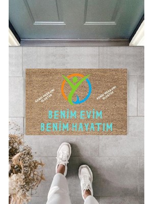 Stok Shop Dijital Baskı Kişiye Özel Iç Kapı Dekorasyon Paspas  PS11272