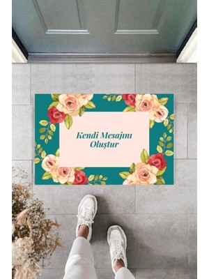 Stok Shop Dijital Baskı Kişiye Özel Iç Kapı Dekorasyon Paspas  PS11286