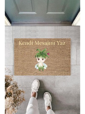 Stok Shop Dijital Baskı Kişiye Özel Iç Kapı Dekorasyon Paspas  PS11195