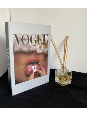 Vogue & Chanel Siyah Dekoratif Kitap Kutu 2’li Set