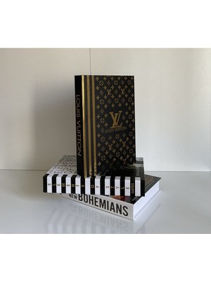 Elements & Bohemıans & Lv 3’lü Dekoratif Kitap Kutu Set