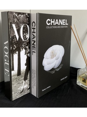 Vogue & Chanel Dekoratif Kitap Kutu 2’li Set