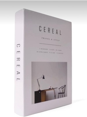 Cereal Travel & Style Dekoratif Kitap Kutusu