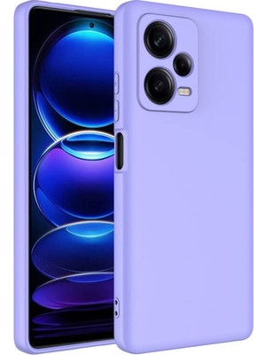 Case Street Xiaomi Redmi Note 12 Pro Plus 5g Kılıf Mara Lansman Silikon Mat Soft Kamera Korumalı Lila