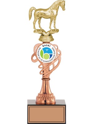 Odak Kupa - Figürlü Kupalar - At Figürlü Kupalar FG-034 C - 31 cm