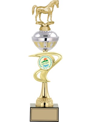 Odak Kupa - Figürlü Kupalar - At Figürlü Kupalar FG-065 B - 44 cm