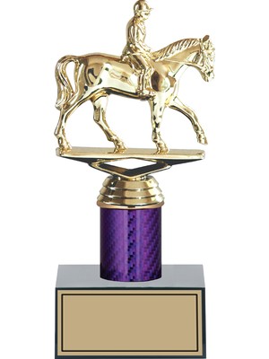 Odak Kupa - Figürlü Kupalar - At / Binici Figürlü Kupalar FG-002 B - 22 cm