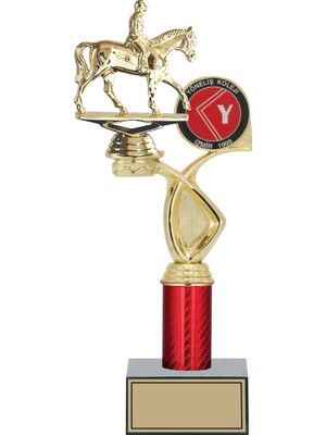 Odak Kupa - Figürlü Kupalar - At / Binici Figürlü Kupalar FG-016 C - 34 cm