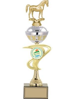 Odak Kupa - Figürlü Kupalar - At Figürlü Kupalar FG-065 C - 41 cm