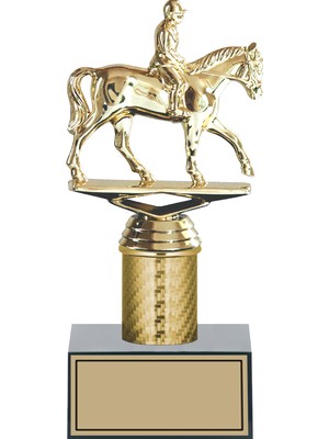 Odak Kupa - Figürlü Kupalar - At / Binici Figürlü Kupalar FG-001 A - 22 cm