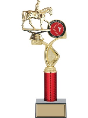 Odak Kupa - Figürlü Kupalar - At / Binici Figürlü Kupalar FG-016 B - 36 cm