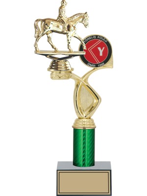 Odak Kupa - Figürlü Kupalar - At / Binici Figürlü Kupalar FG-018 C - 34 cm