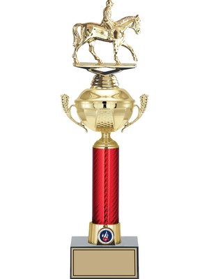 Odak Kupa - Figürlü Kupalar - At / Binici Figürlü Kupalar FG-054 A - 45 cm