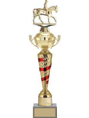 Odak Kupa - Figürlü Kupalar - At / Binici Figürlü Kupalar FG-078 B - 52 cm